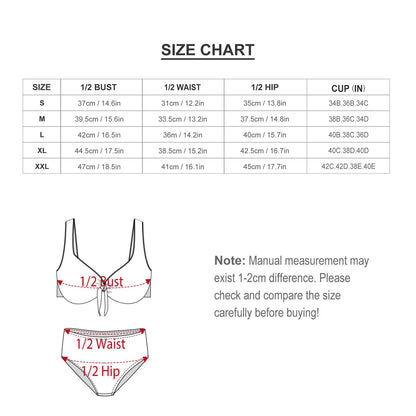 Bikini Personalizado de Tiro Alto | Traje de Baño con Nudo