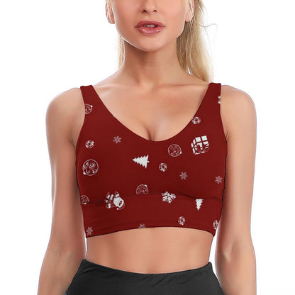 Top Deportivo Personalizado Cuello en U | Soporte Medio Athleisure
