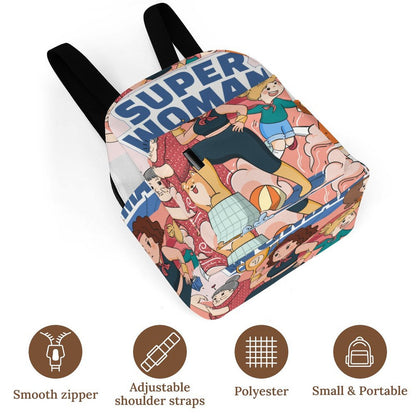 Mini Mochila Casual Personalizada Impermeable de Tela Oxford
