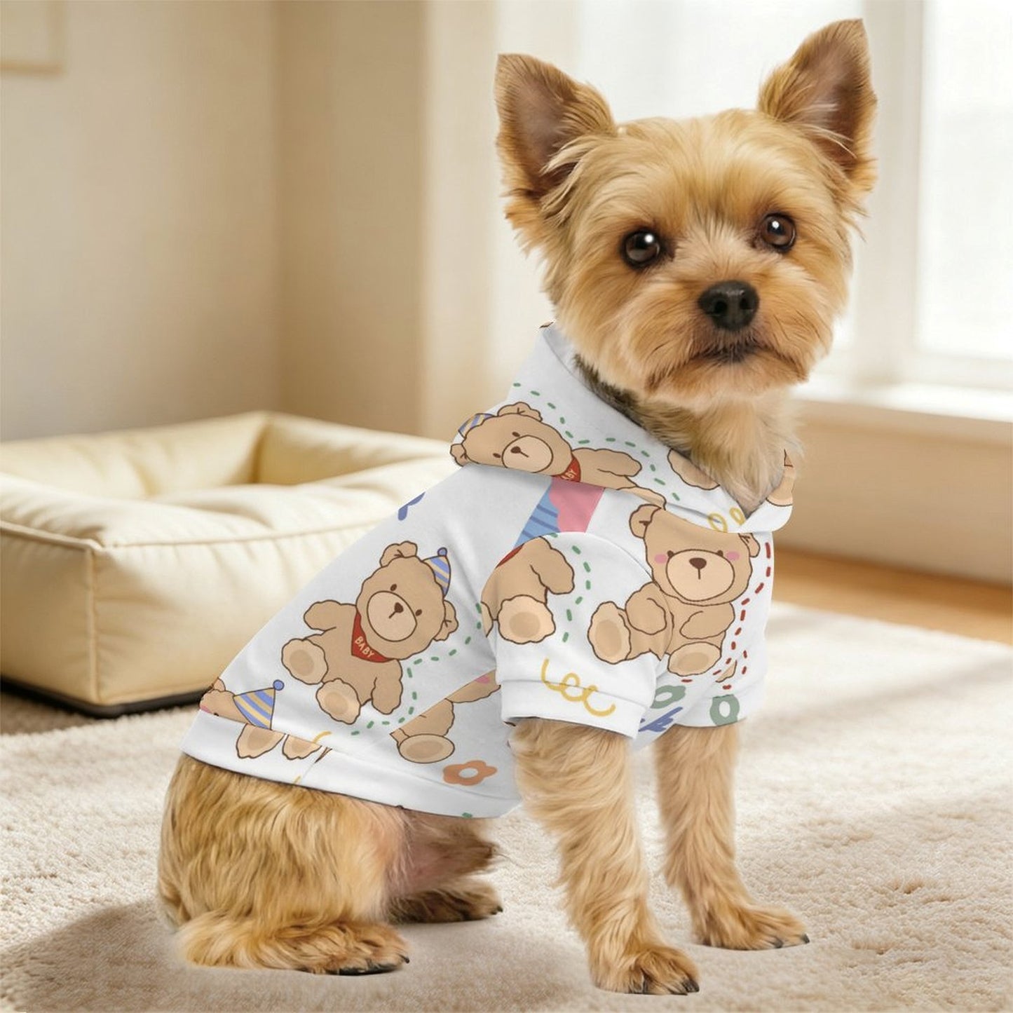 Sudadera con Capucha Personalizada para Mascotas Pequeñas