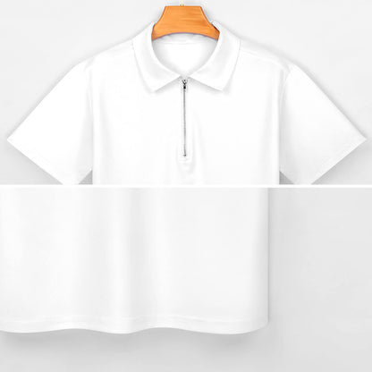 Polo de Algodón Personalizada con Cierre | Impresión Total