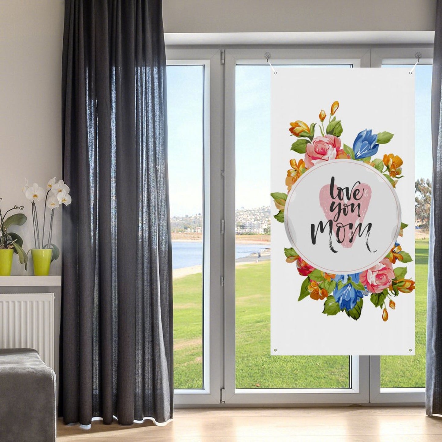 Banner Decorativo Personalizado con Foto | Lona para Puerta 90x180cm
