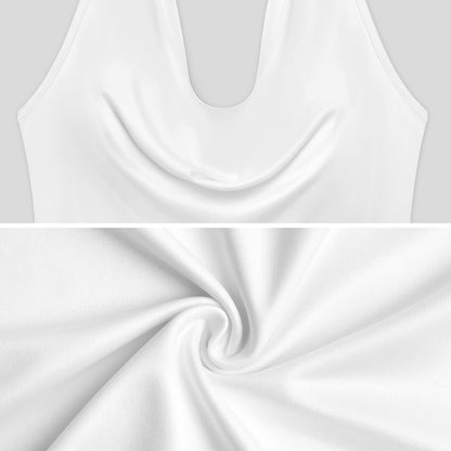 Top Halter Personalizado para Mujer | Escote Drapeado y Tela Suave