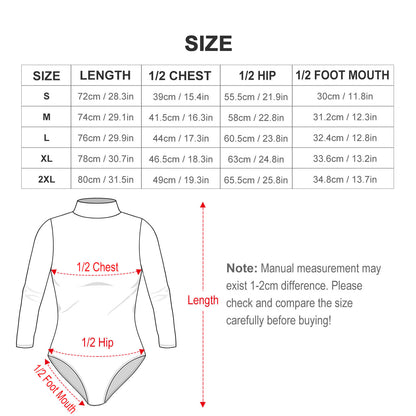 Body Manga Larga Cuello Alto | Tu Secreto para una Silueta Perfecta