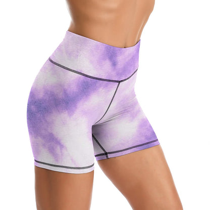 Shorts de Yoga Tiro Alto Ultra Suaves Personalizados | Estampado Completo con Tu Diseño