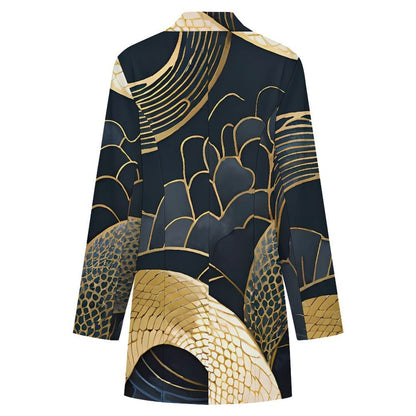 Vestido Blazer Personalizable con Doble Botonadura para Mujer