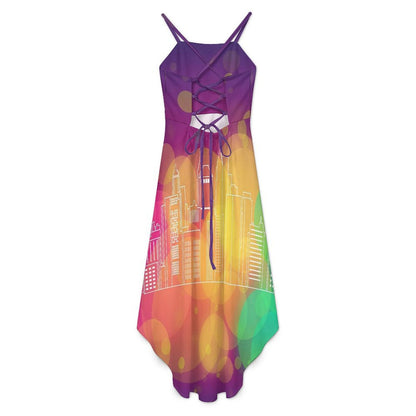 Vestido Asimétrico Personalizado High-Low | Diseña con tu Foto