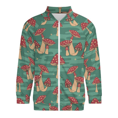 Sudadera Bomber con Cierre | Manga Raglán Personalizada | Chamarra Ligera
