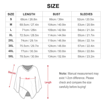 Blusa Gasa Personalizada | Top Manga Larga Fresco S-5XL