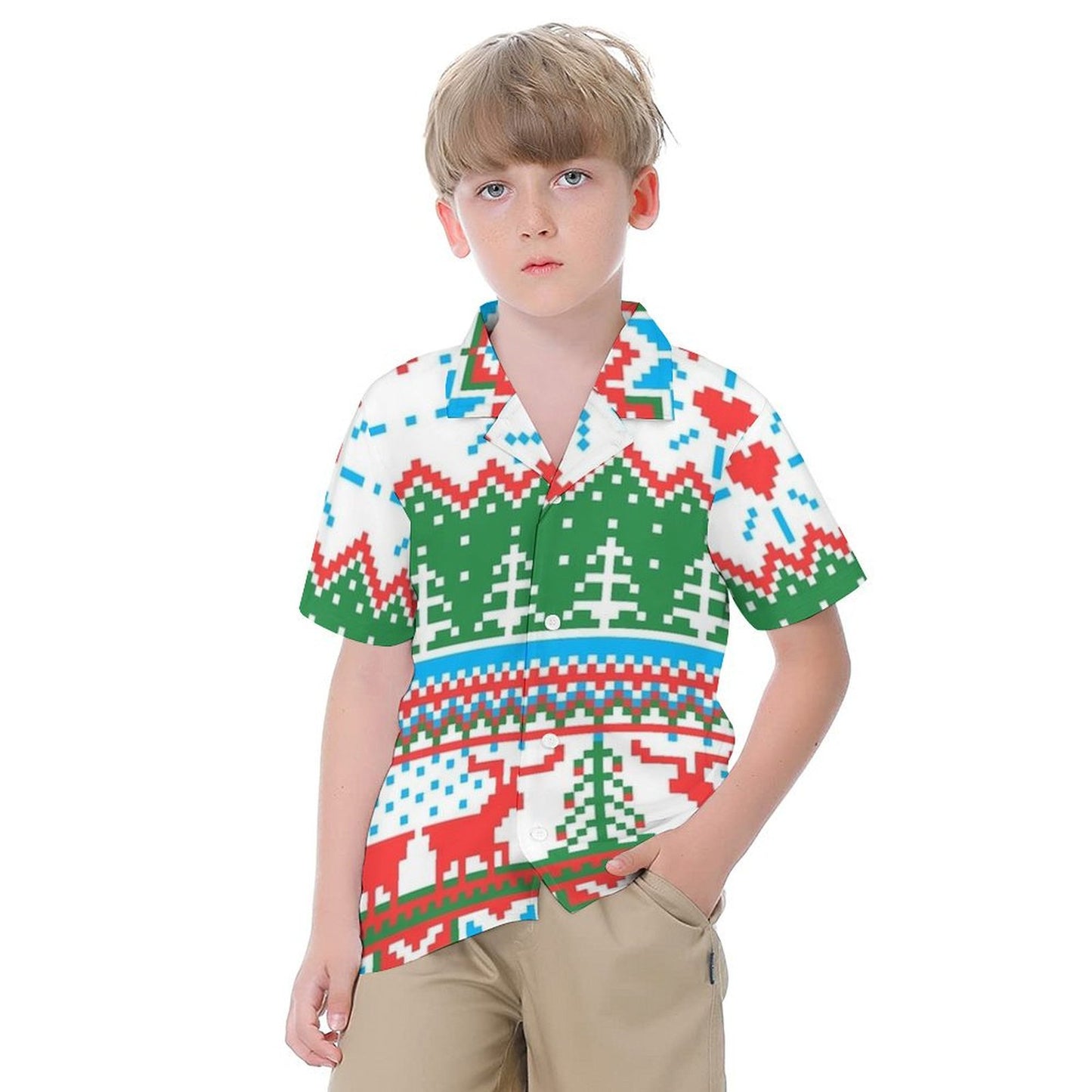 Camisa Cubana para Niño Personalizada | 100% Algodón | Ropa Infantil