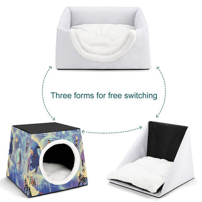 Cama Semicerrada Personalizada para Mascotas | Diseño Cápsula Espacial