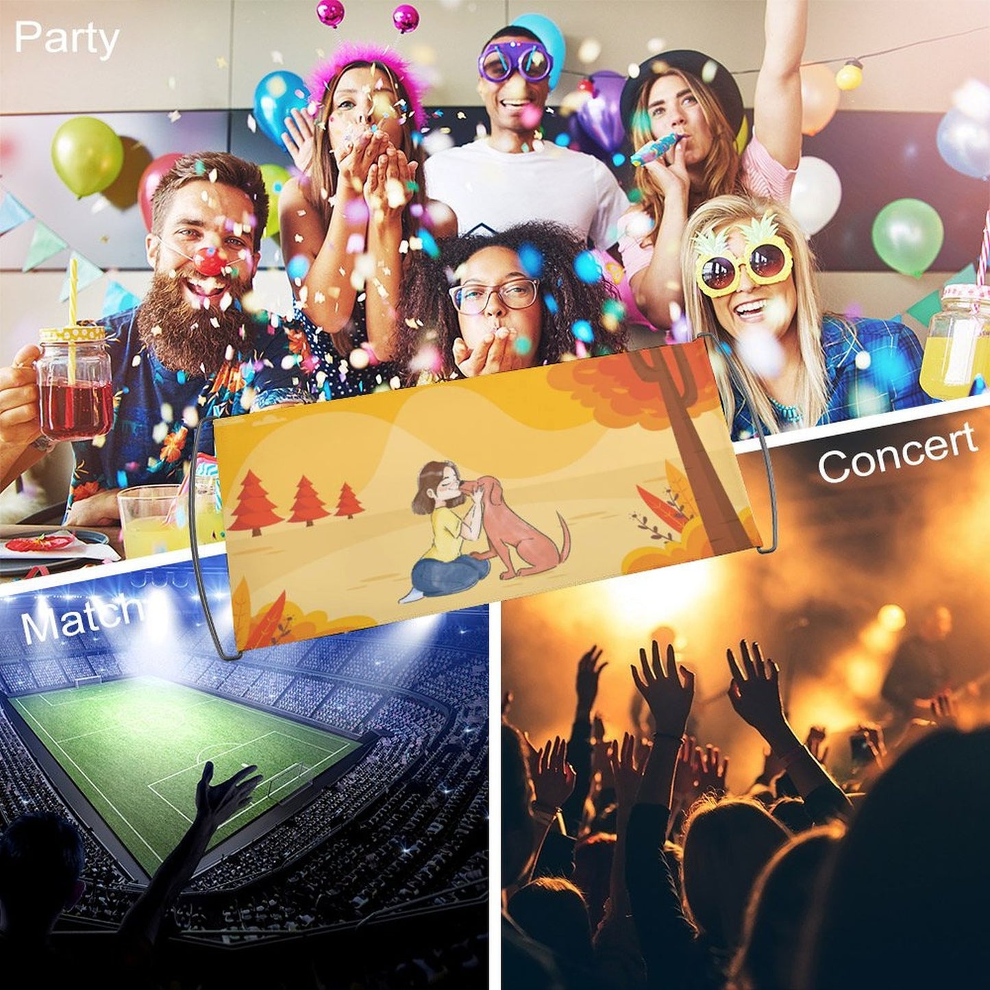 Bandera de Mano Personalizada | Tu Grito de Guerra, Hecho Estandarte