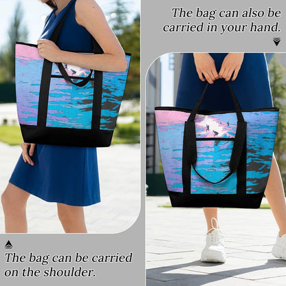 Bolsa de Compras Térmica Personalizada de Gran Capacidad y Plegable