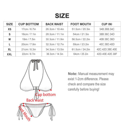 Bikini Triángulo Clásico Personalizado | Forro de Algodón