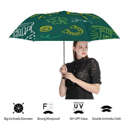 Paraguas Golf Plegable Personalizado con Apertura Automática y Protección UV