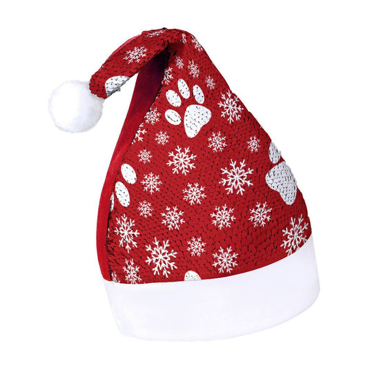 Revela la Magia: Gorro de Navidad de Lentejuelas con Diseño Secreto