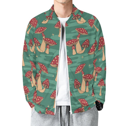 Sudadera Bomber con Cierre | Manga Raglán Personalizada | Chamarra Ligera
