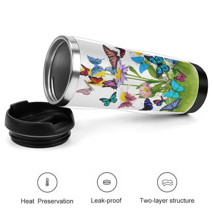 Termo Personalizado Doble Pared | Acero Inoxidable + Foto Insert | Vaso Viajero 380ml