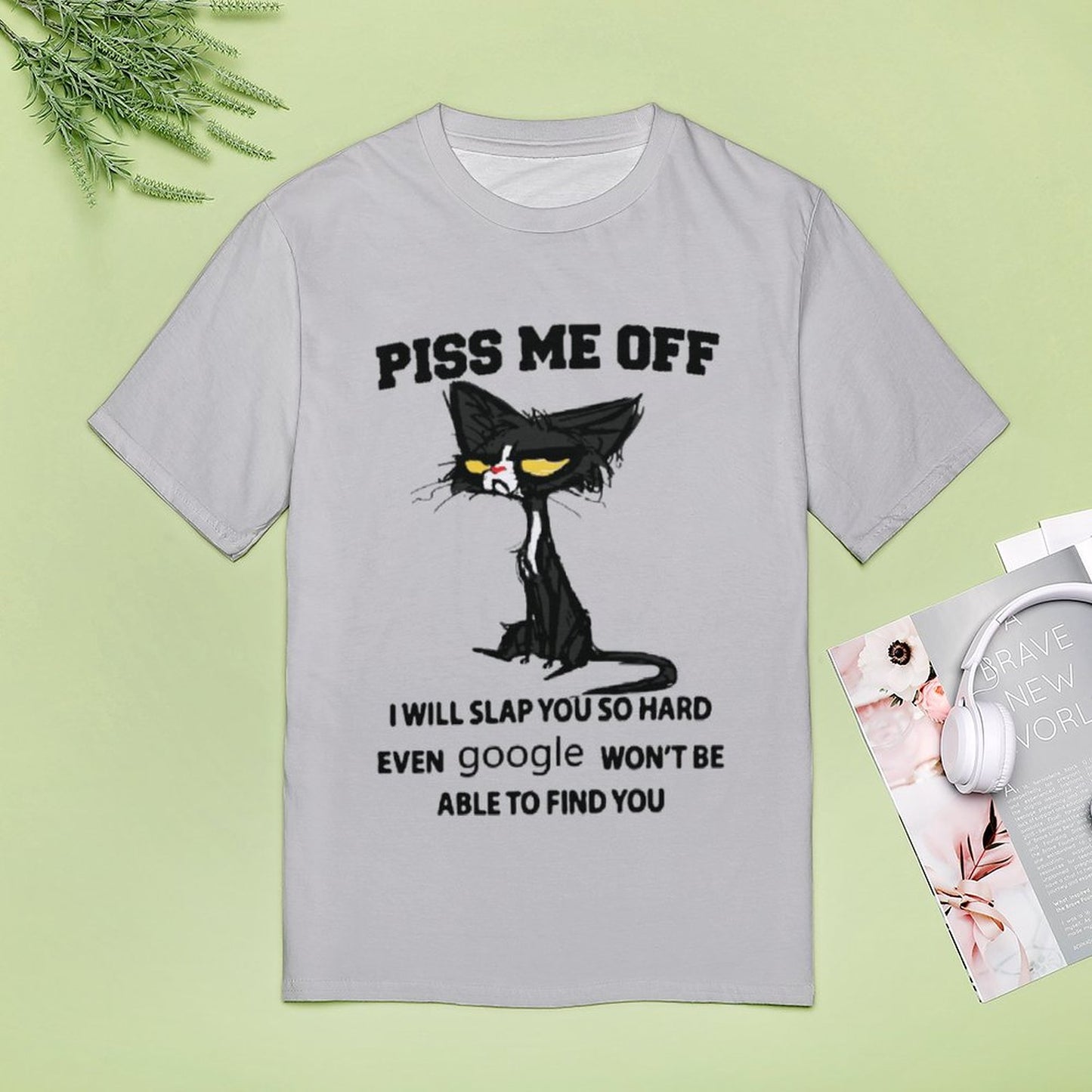 Camiseta Mujer Full Print Tacto Algodón | Personalización Total S-6XL