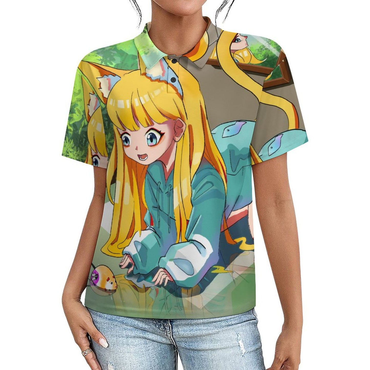 Polo Personalizable Mujer | Playera Piqué Dama con Tu Diseño