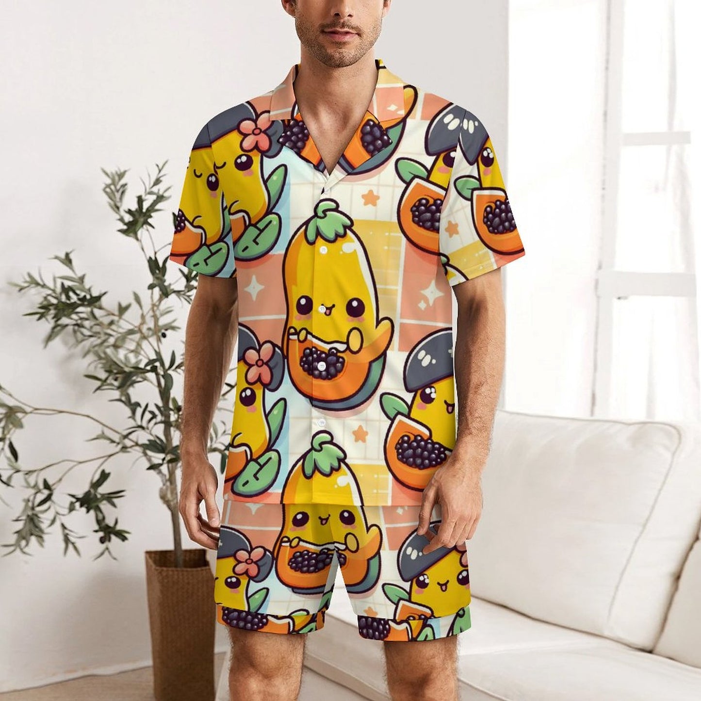 Pijama Fresca para Hombre Personalizable | Conjunto con Foto México