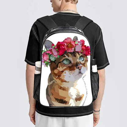 Mochila Transparente Personalizada de 17 Pulgadas para Uso Rudo
