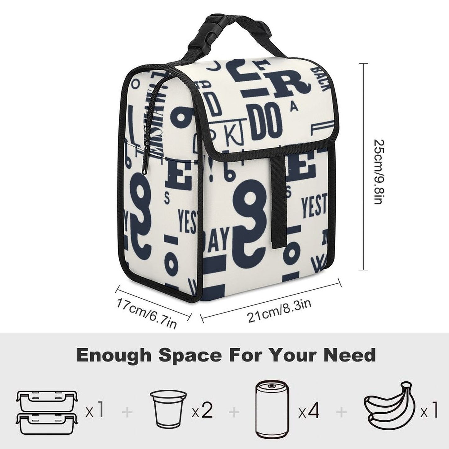 Lonchera Térmica Personalizada | Bolsa de Almuerzo Vertical