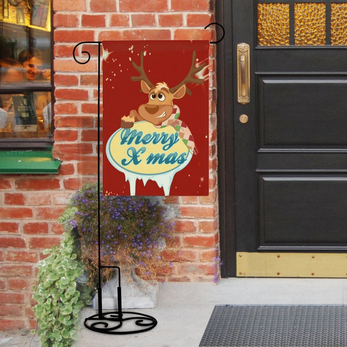 Bandera de Lino para Jardín | La Firma Rústica para tu Obra Maestra