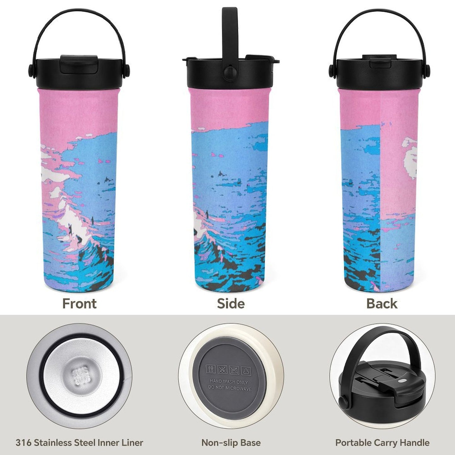 Vaso Térmico con Infusor de Té Personalizado 20oz