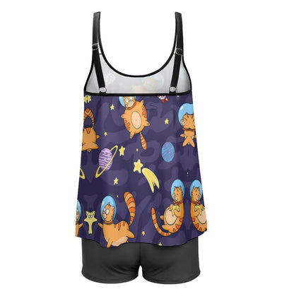 Tankini Falda con Short | Traje de Baño Vestido Tallas Grandes