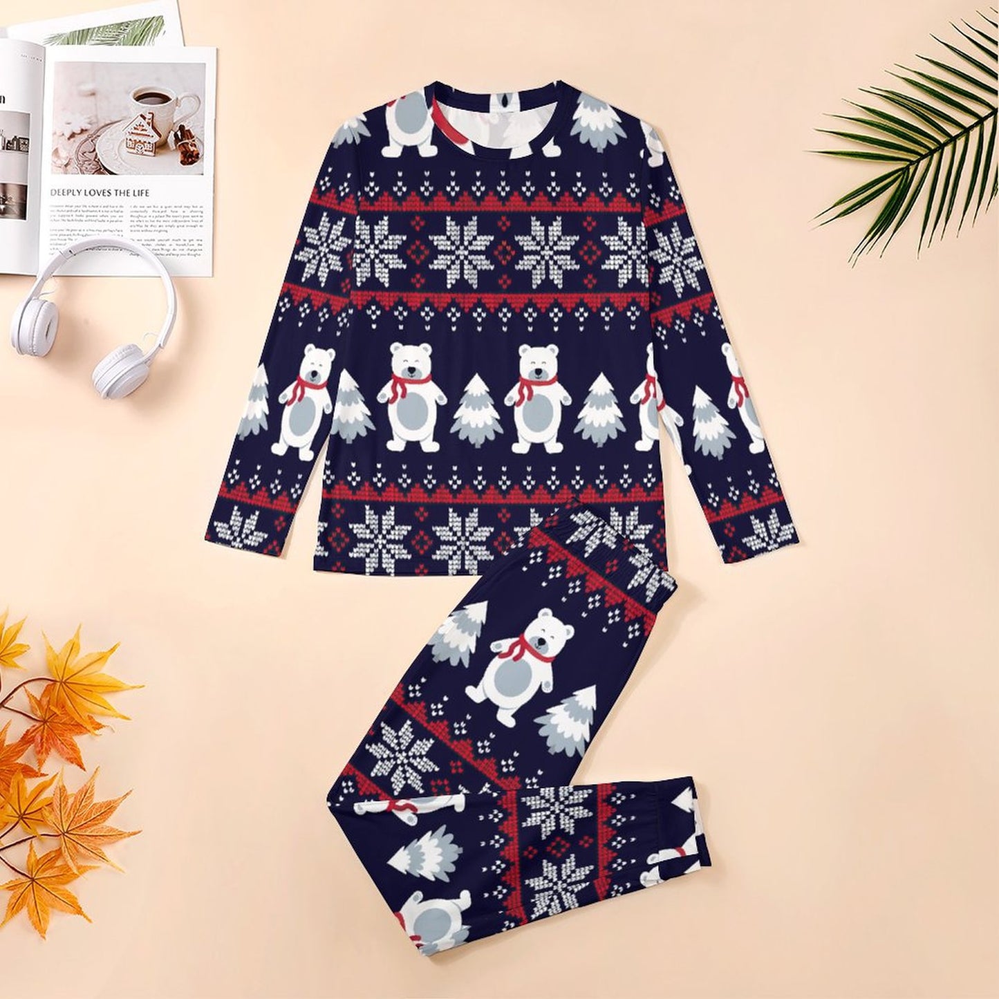 Pijama Hombre Personalizada | Set Largo Suave S-6XL Regalo