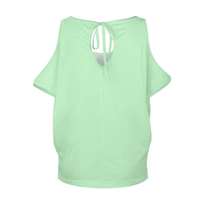 Playera Off-Shoulder Personalizada | T-Shirt Escote Barco Sexy & Casual