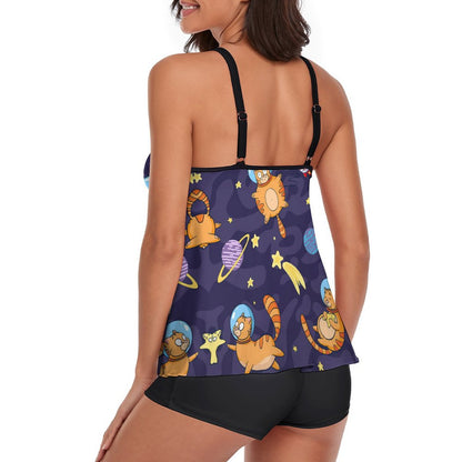 Tankini Falda con Short | Traje de Baño Vestido Tallas Grandes