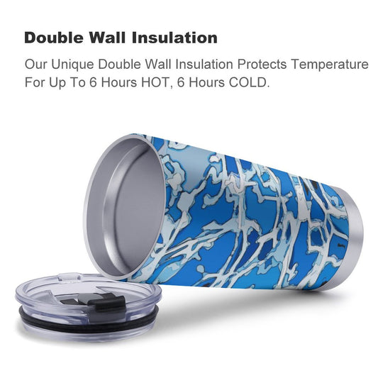 Vaso Térmico 20oz Personalizado | Tumbler Acero Inoxidable con Popote