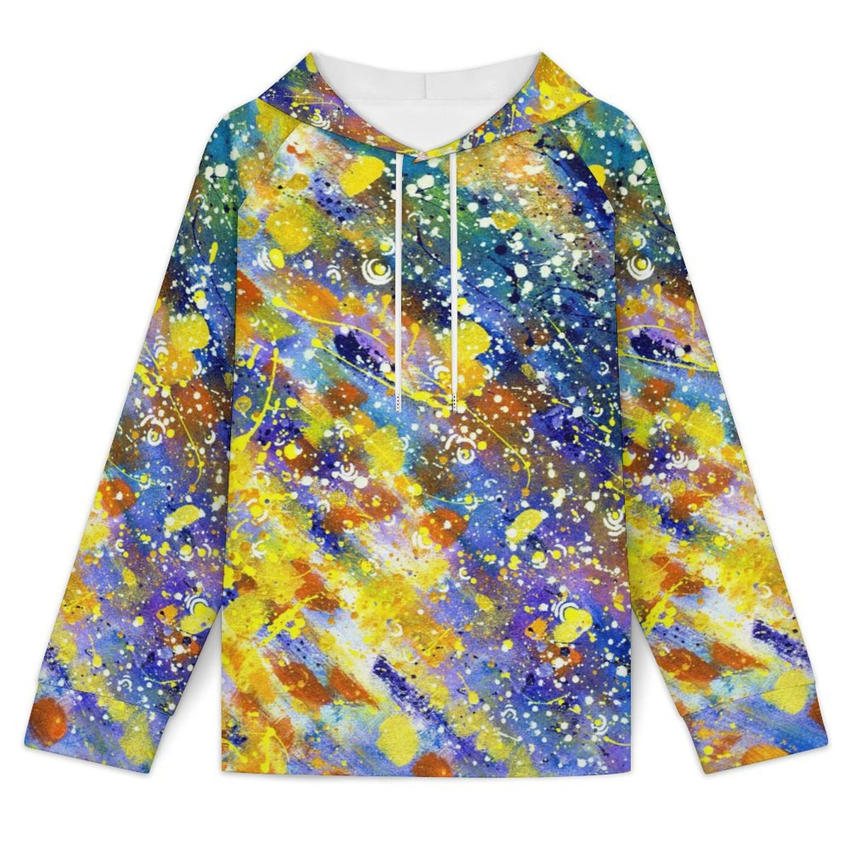 Sudadera con Capucha y Manga Ranglán Holgada para Hombre