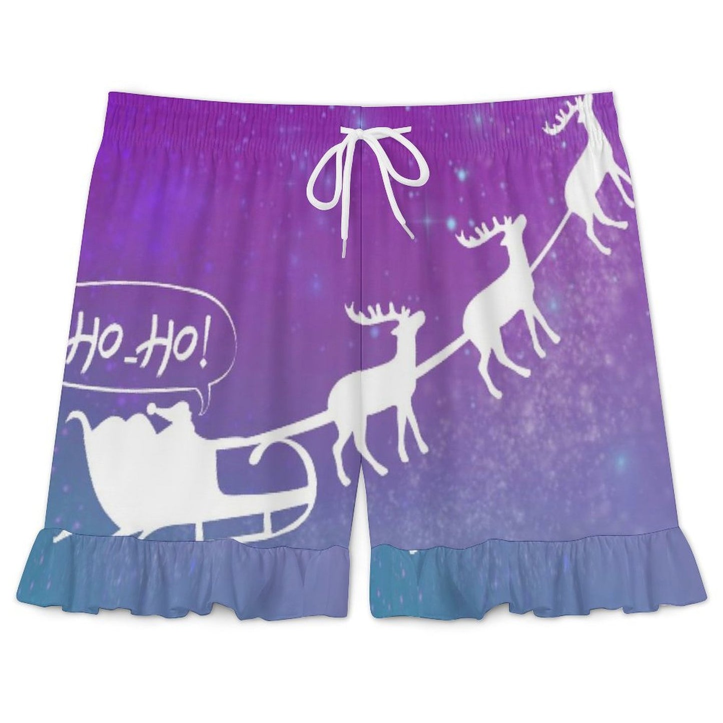 Pijama con Volantes y Short Personalizable para Mujer, Tallas S a 5XL