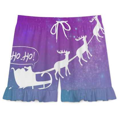 Pijama con Volantes y Short Personalizable para Mujer, Tallas S a 5XL