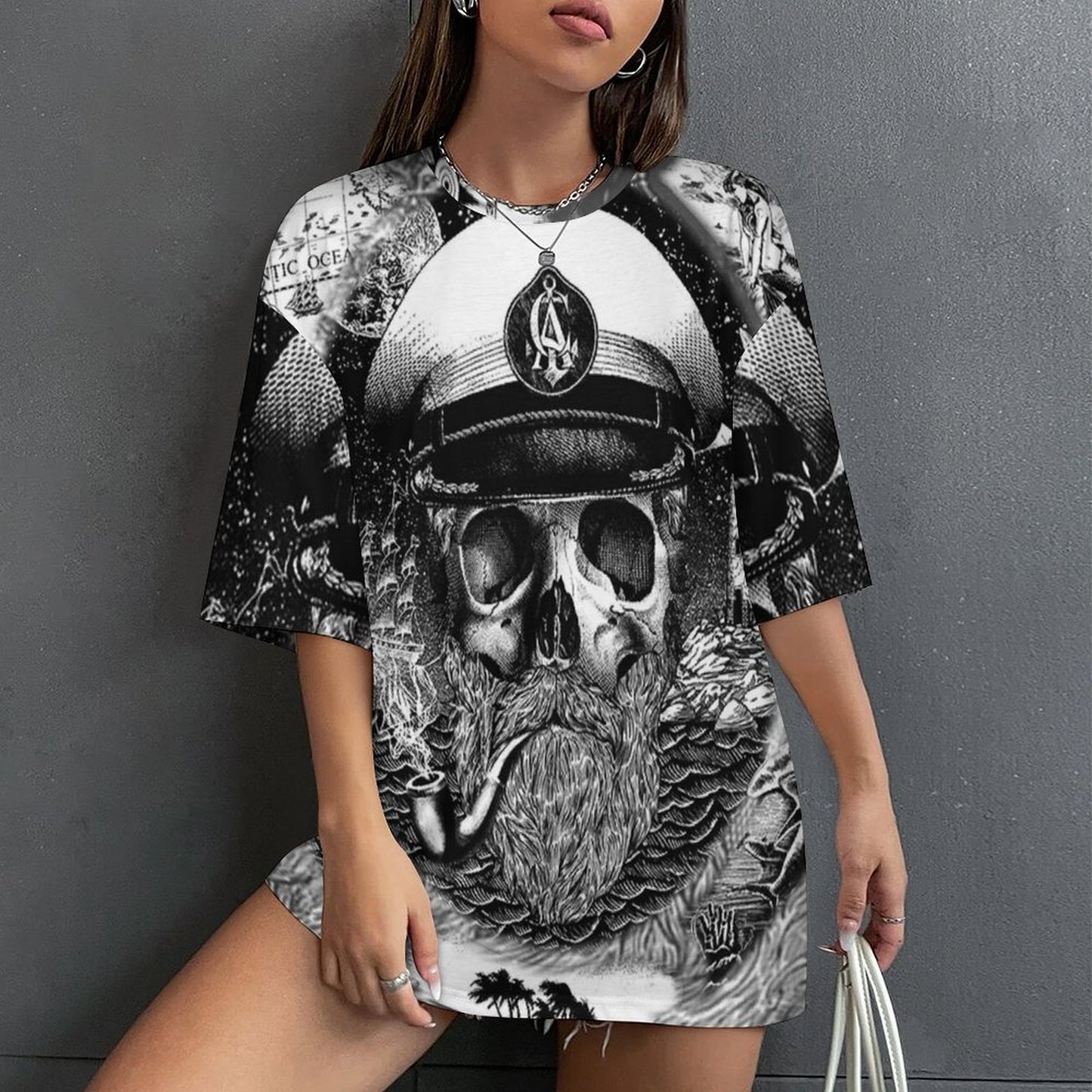 Playera Personalizable de Algodón | Tu Diseño en Corte Holgado Urbano