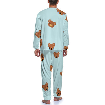 Pijama de Seda de Leche para Hombre | Suave y Personalizada