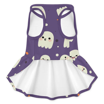 Pet Dress Purple, Ghost, Cartoon