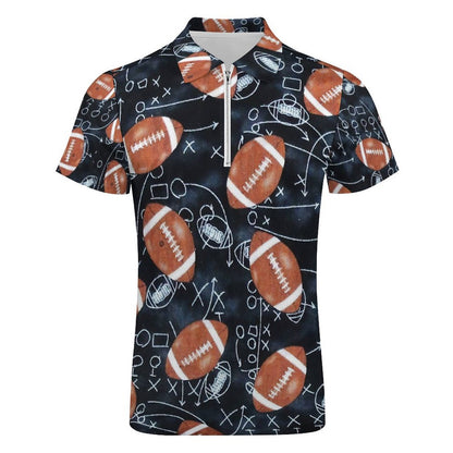 Polo de Algodón Personalizada con Cierre | Impresión Total