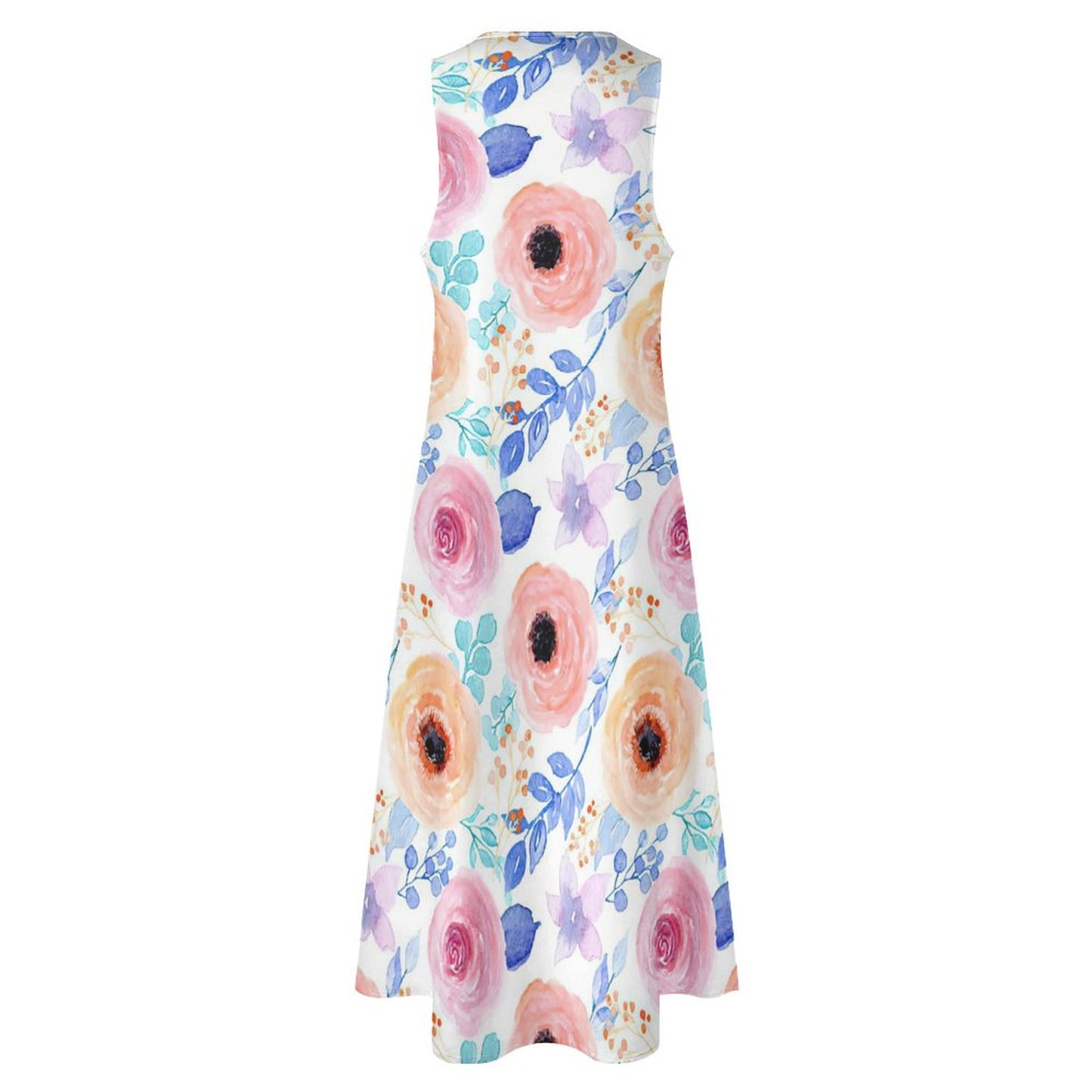 Vestido Largo Sin Mangas que Estiliza | Elegancia Sin Esfuerzo