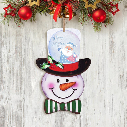Tu Letrero de Puerta Navideño | Bienvenida Rústica y Personalizada