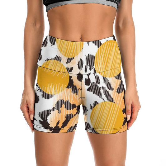Shorts Yoga Personalizados Mujer | Cintura Alta y Tacto Seda | Biker Shorts