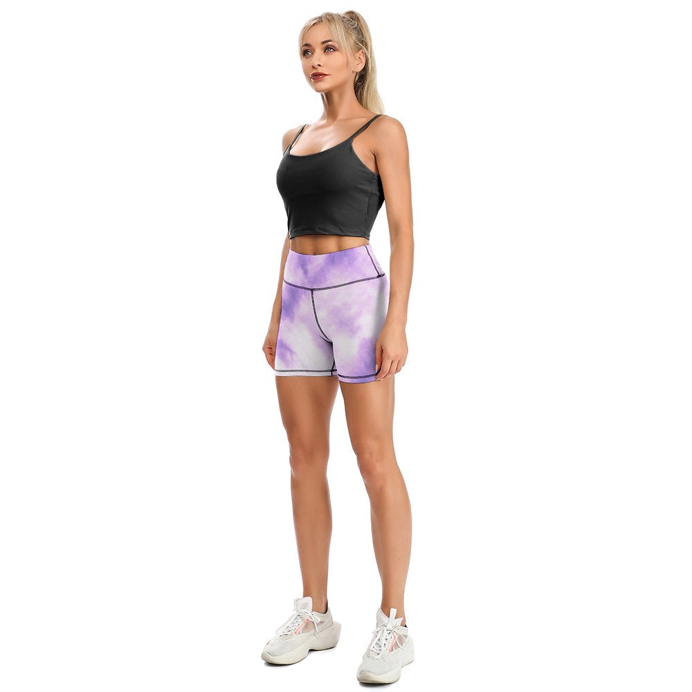 Shorts de Yoga Tiro Alto Ultra Suaves Personalizados | Estampado Completo con Tu Diseño