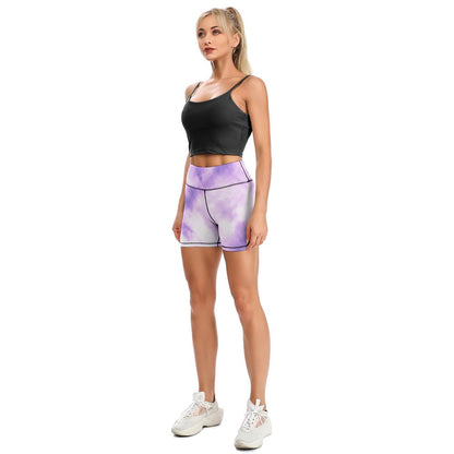 Shorts de Yoga Tiro Alto Ultra Suaves Personalizados | Estampado Completo con Tu Diseño