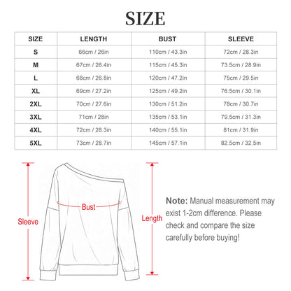 Sudadera Personalizable de Hombros Descubiertos para Mujer