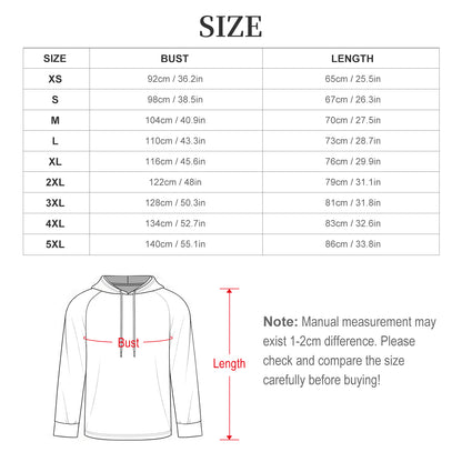 Sudadera con Capucha y Manga Ranglán Holgada para Hombre