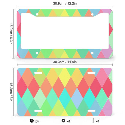 Portaplacas Personalizado | De Aluminio con tu Foto para Auto