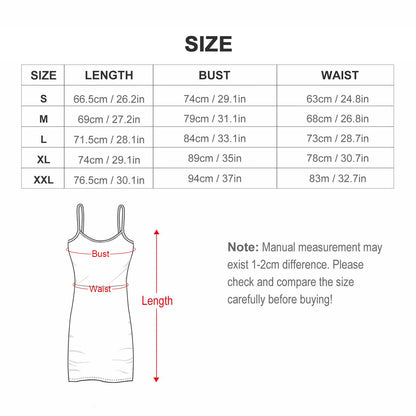 Vestido Ajustado Mini Tirantes | Bodycon Personalizable para Mujer